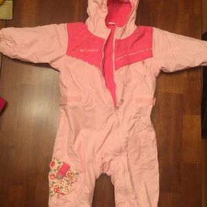 Columbia girls 18month snow suit.